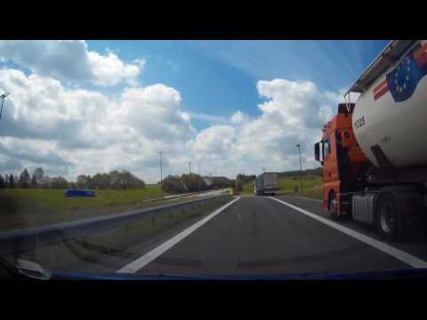 Dashcam: Fahrt in Belgien von Lüttich nach Arlon via E25 (144km)