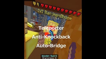 Hacker Report Teleporter AntiKB AutoBridge EggWars Solo CubeCraft Minecraft Bedrock TottoOP