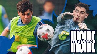 Jobe Bellingham, Archie Gray & Rico Lewis Take on 1v1s 🔥 | Inside Training | England U21