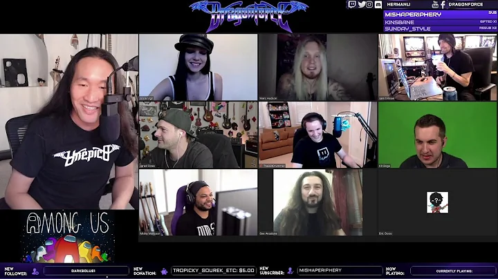 AMONG US: DragonForce, The Dooo, Kitboga, The8BitD...
