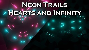Satisfying Neon Trails - Hearts and Infinity - Blender Tutorial