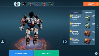 Titan Bedwyr with Kraken Maha Vajra 2x Piro | War Robots Gameplay WR