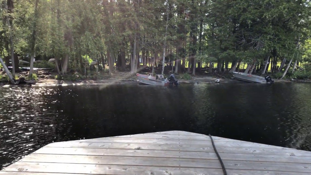 Lower Saranac Lake site 45 to state boat launch, August 2019