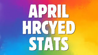 We're nearing the end of HRCYED so let's see how April went for you all plus a Reveal for HRCYED 2 0