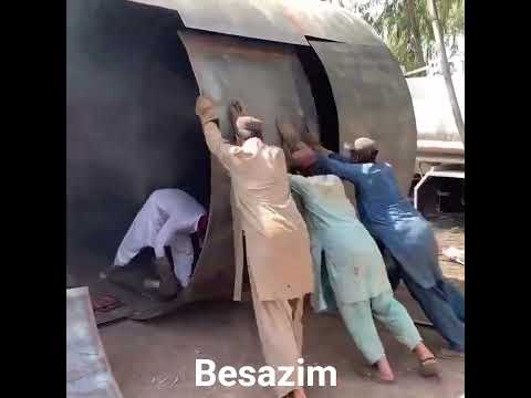      ساخت مخزن نفت عظیم زیرزمینی صنعتی