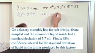 Lesson 7 - Estimating Population Variance, Part 3