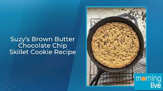 Suzy's Brown Butter Chocolate Chip Skillet Cookie Recipe