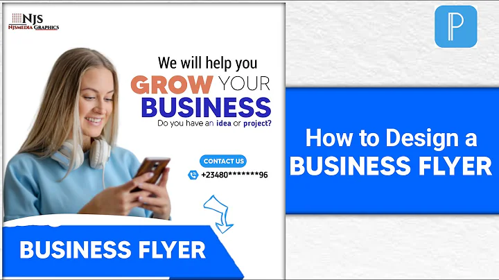 BUSINESS FLYER DESIGN USING PIXELLAB.
