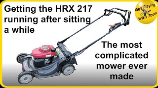 HRX 217 won't start - The most complicated mower you can buy
