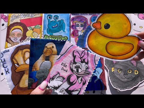 Вайб Уток🐥Бумажные Сюрпризы🌸 Duck Vibe😱БОНСТИКИ 6🌸Марин-ка Д