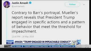 Justin Amash says Trump conduct is 'impeachable'