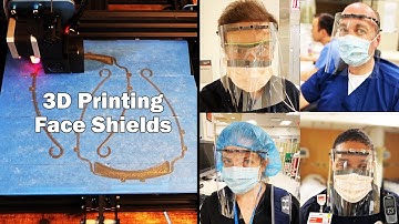 3D Printing Face Shields and other PPE 😷 Medical Personnel Need These!