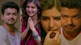 Aathi Ena Nee Whatsapp Status Full Screen | Thalapathy Vijay | Samantha | Anirudh Music | Love Song