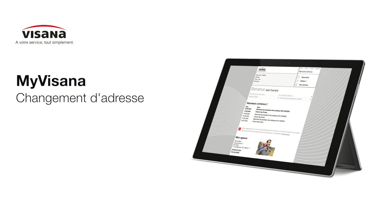 MyVisana - Changement d’adresse