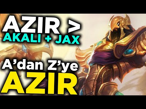 BANA SÖVEN 2 ADAMIN TOPLAMINDAN FAZLA VURDUM :D | Azir Rehber LoL | A'dan Z'ye #11