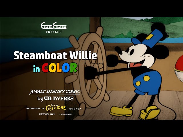 Steamboat Willie In Color (Full Animated Short) - YouTube