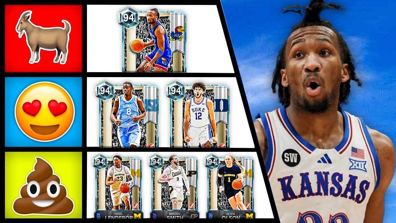 Рейтинг всех бесплатных игроков колледжа в режиме MyTEAM игры NBA 2K26!! (Рейтинг уровней)