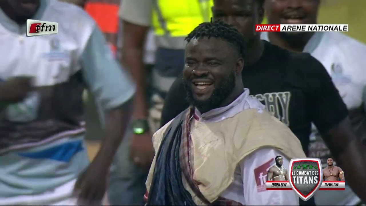 Touss Eumeu Sène lors de son combat contre Tapha Tine