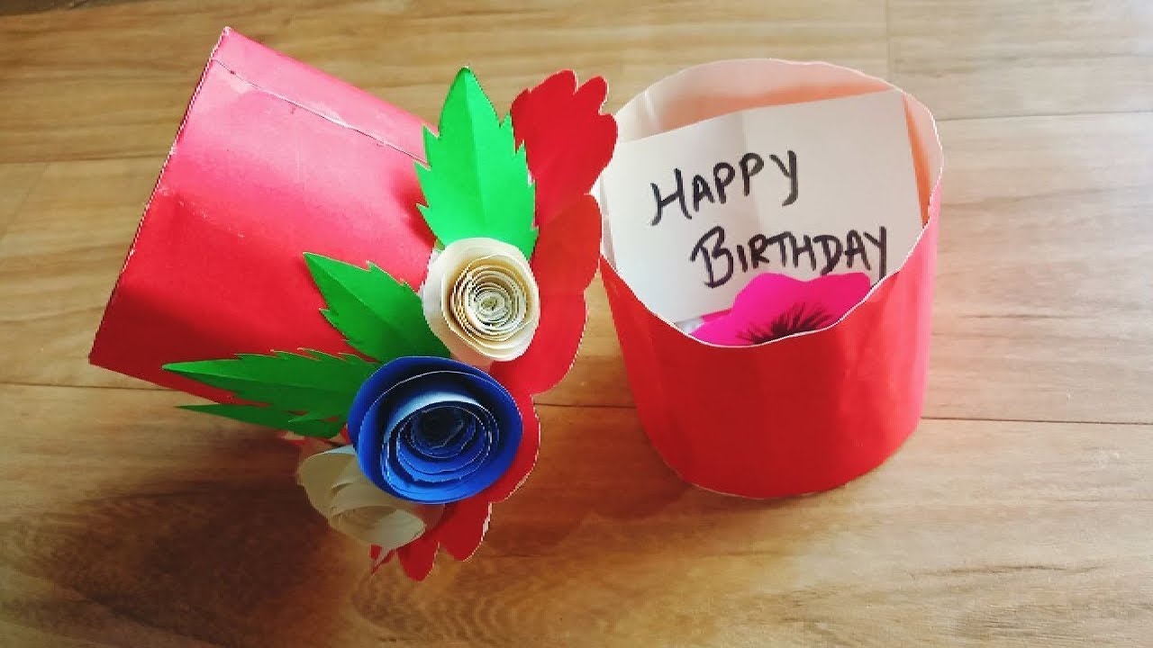 DIY PAPER HAT GIFT BOX DIY Gift Box How to make Gift Box Easy