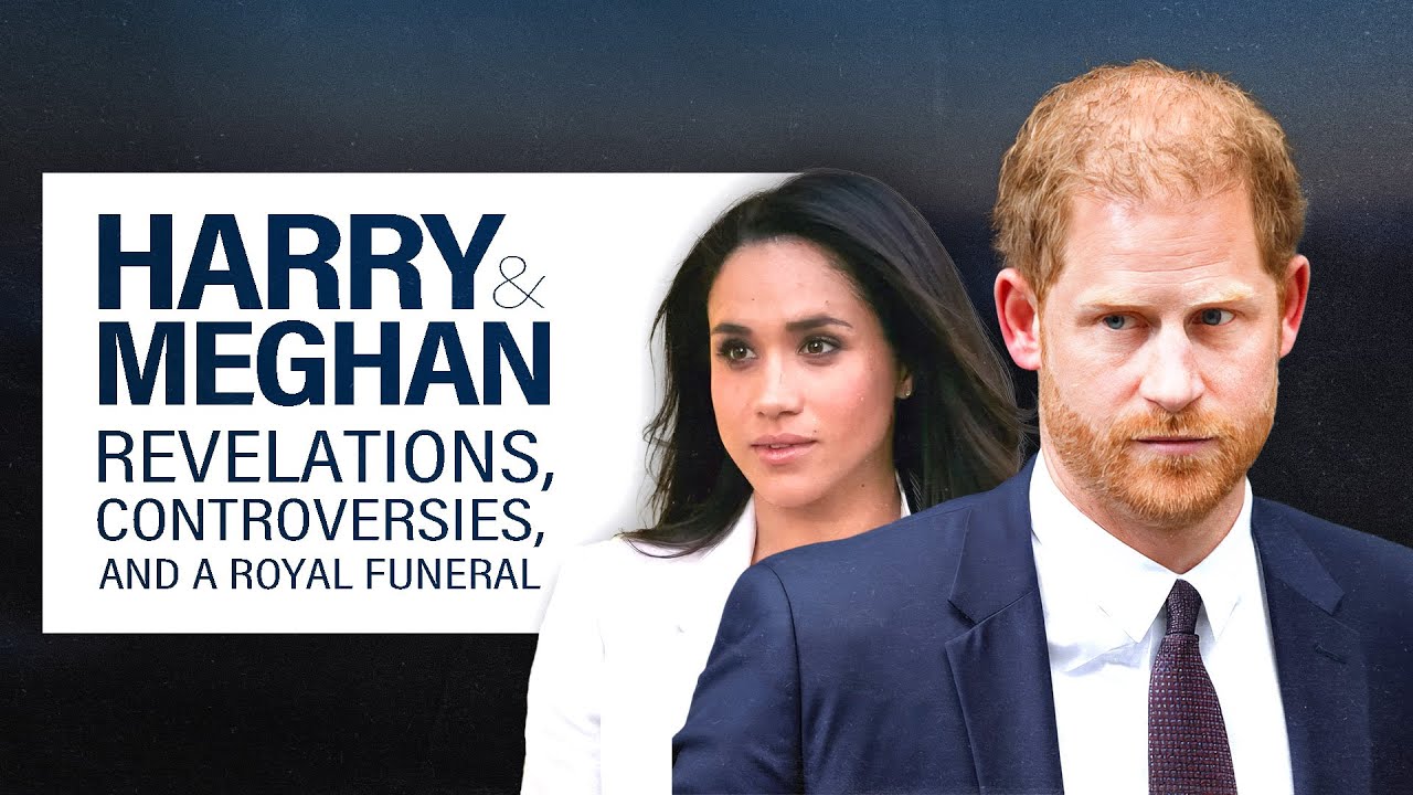 Documentary backdrop image for Harry & Meghan: Revelations, Controversies, and a Royal Funeral (2024)