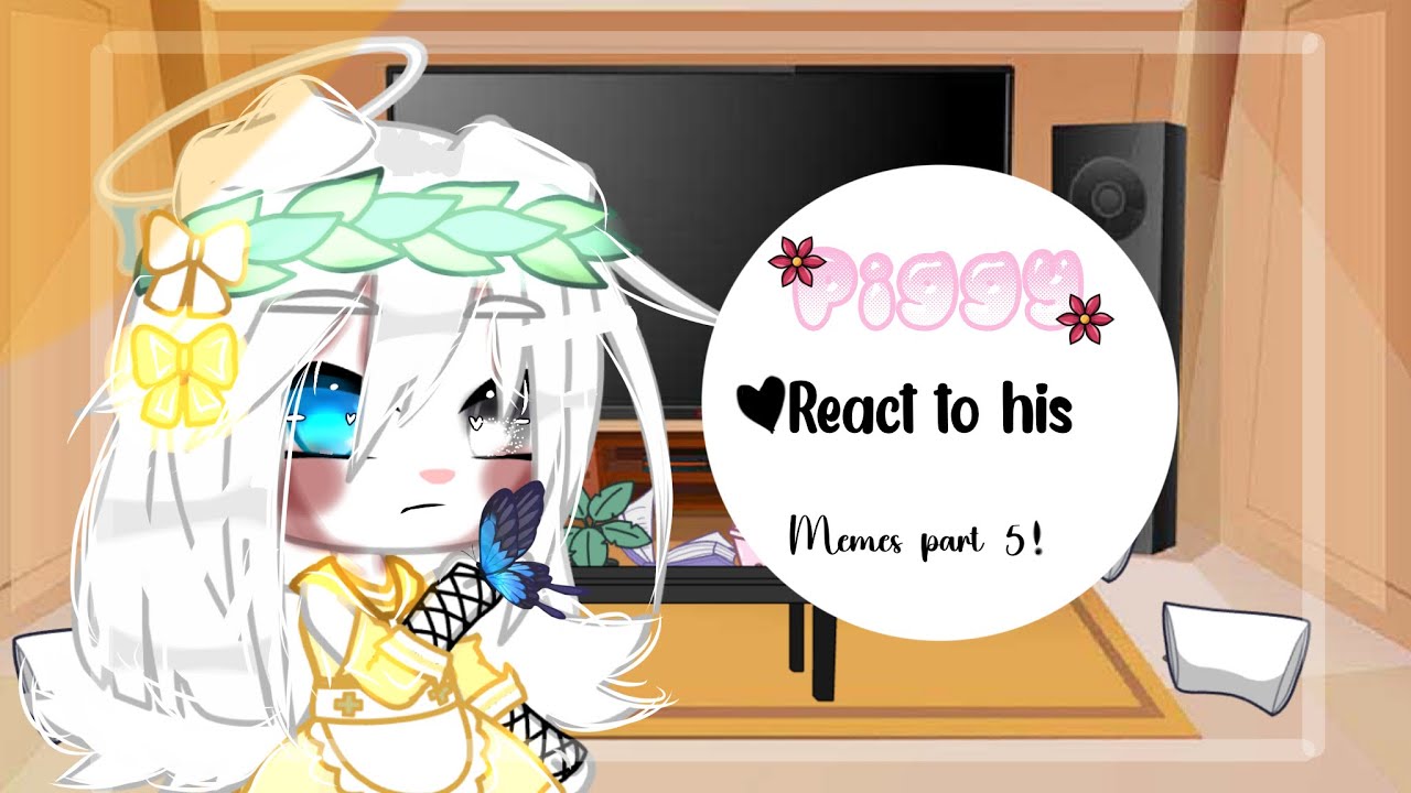 🌷•Piggy react to his memes part 5• English/Spanish🇺🇸🇪🇸☁️