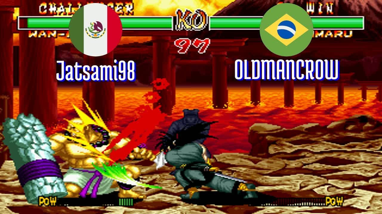 FT3 @samsho2: Jatsami98 (MX) vs OLDMANCROW (BR) [Samurai Shodown