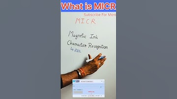 M.I.C.R. क्या होता है? || What is M.I.C.R. in Banking System || Full Form Of M.I.C.R. in Banking ||