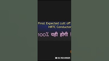 Hp HRTC conductor Final cutt off