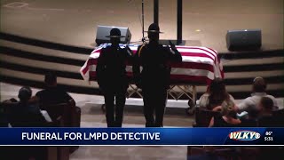 Family, friends of LMPD detective who lost battle with cancer pay final respects