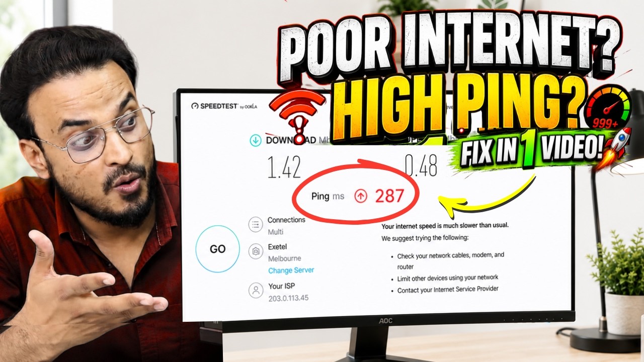 Fix Poor INTERNET Connection and High PING on Windows 11/10