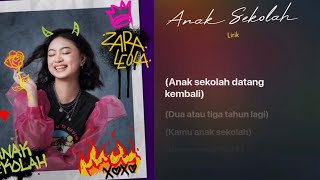 Anak Sekolah, Zara Leola - Lirik screenshot 2