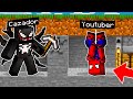 DESAFIO YOUTUBER vs CAZADOR CON HEROES en MINECRAFT 💥😱 MINECRAFT ALEATORIO