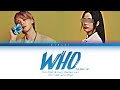 KARAOKE Jimin 지민 Who 2 Members Ver Color Coded Lyrics 