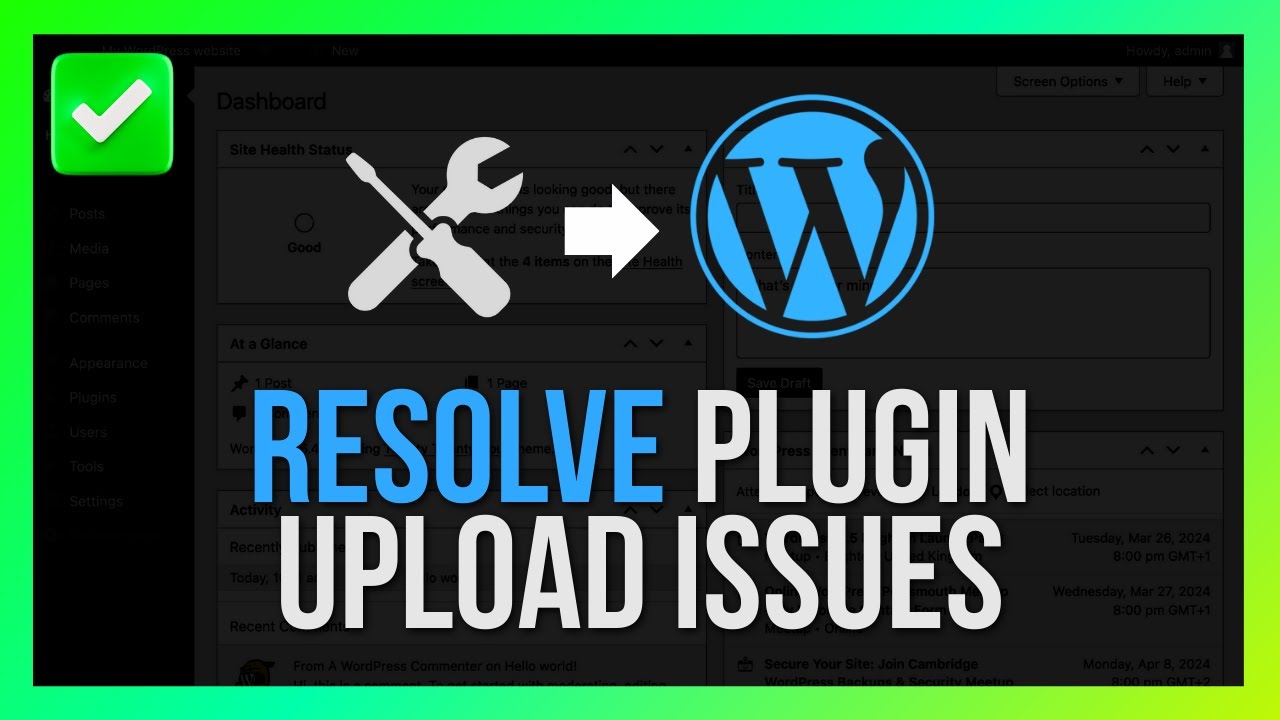 How to Resolve WordPress Plugin Upload Issues [Quick Guide] - YouTube