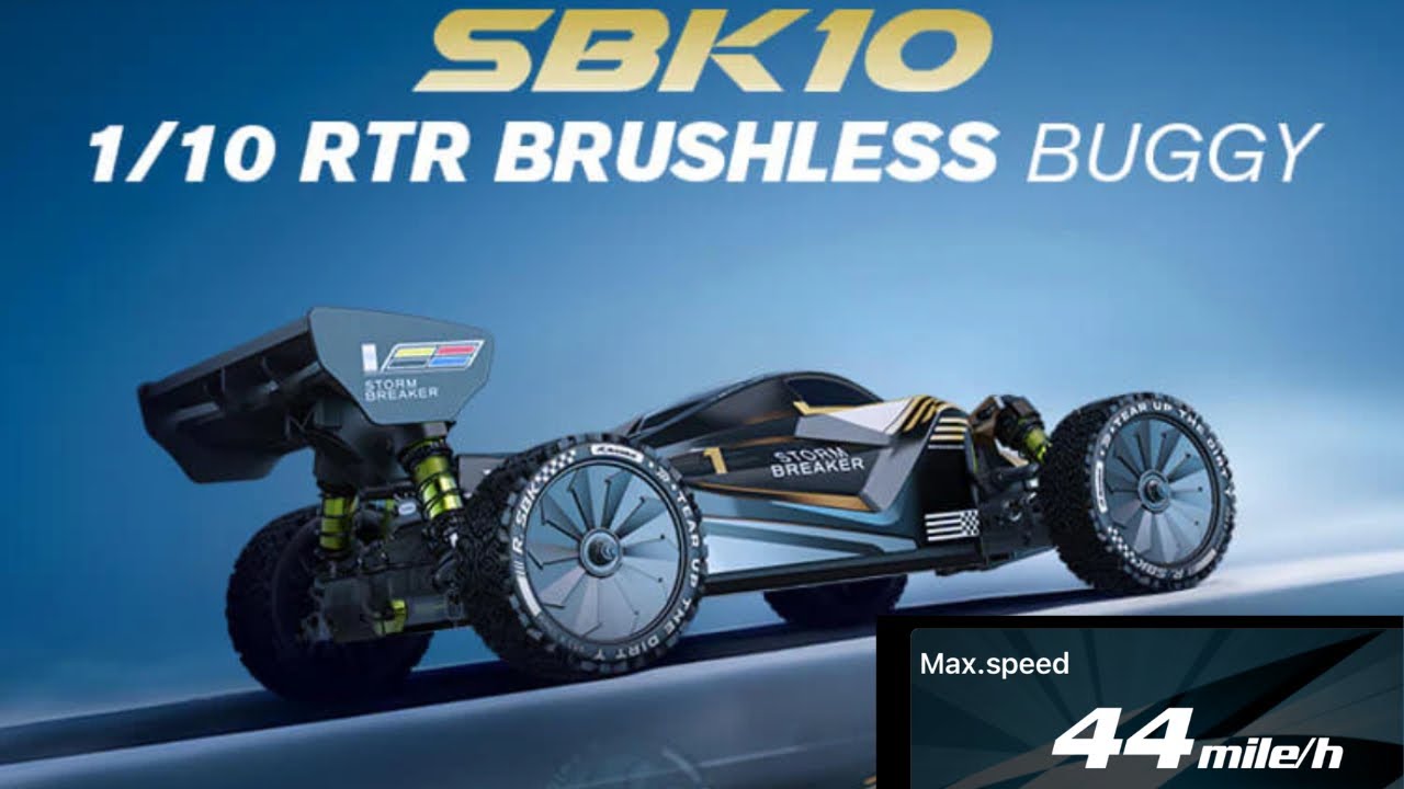 1/10 Rlaarlo SBK багги RTR в заводской комплектации, 3S 44 миль/ч/71 км/ч