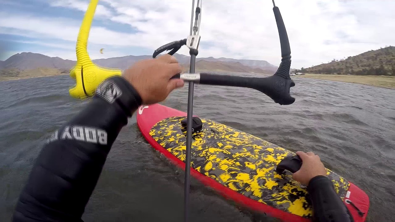 Lake Isabella in Ca. Kiteboarding Kern County Kitesurfing Amundson