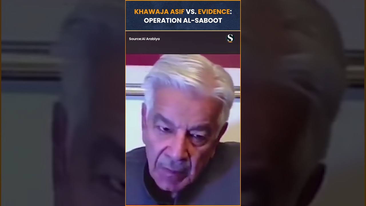 I CaN't hEar YOu PrOpeRly: Pakistan Minister Khawaja Asif Fails to Provide Evidence AGAIN 