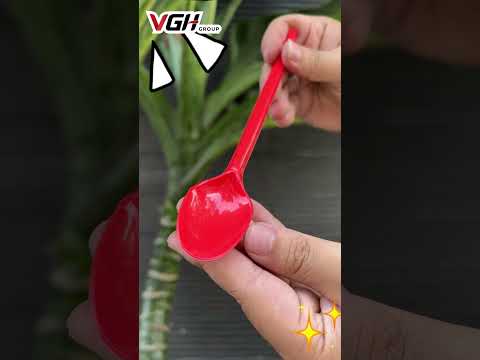 SẢN PHẨM MUỖNG TR&Agrave; SỮA NHỰA ĐỎ D&Agrave;I 20CM -  VOLGA VN/VGH