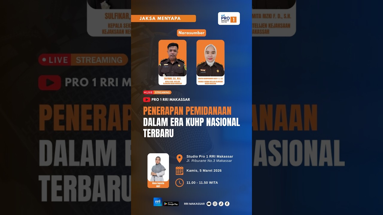 Penerapan Pemindanaan Dalam Era KUHP Nasional Terbaru II Kamis, 05 Maret 2026