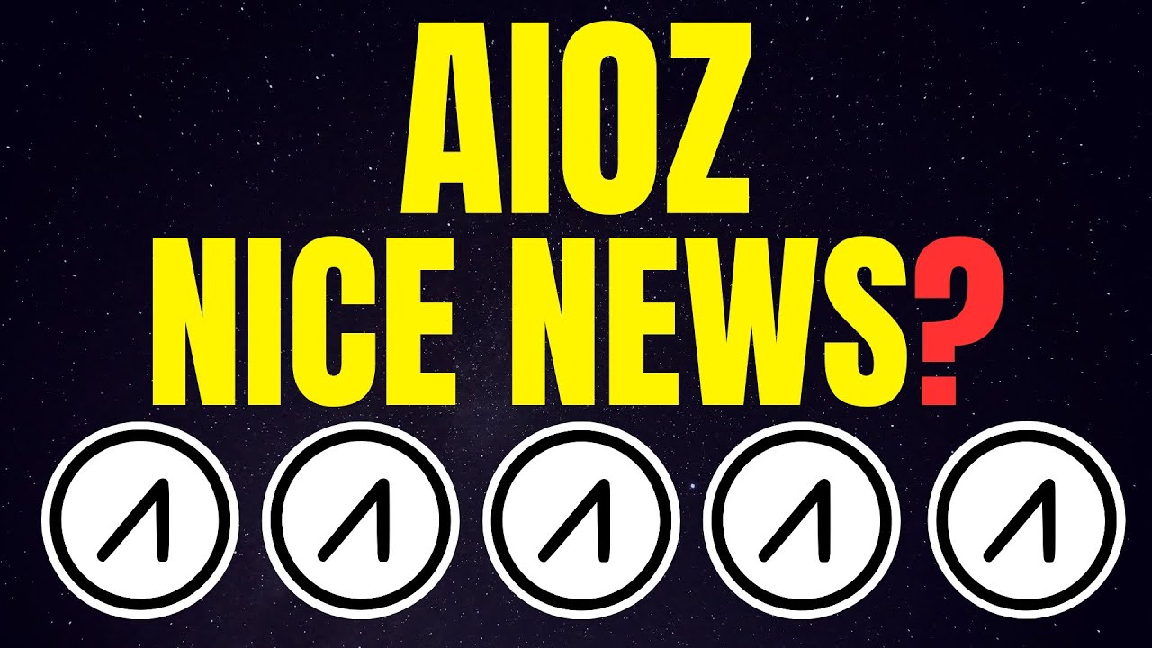 Nice News for AIOZ? | AIOZ Price Prediction - YouTube