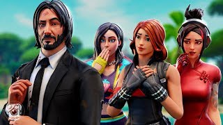 JOHN WICK HAS A FAN CLUB OF GIRLS?! (A Fortnite Short Film)