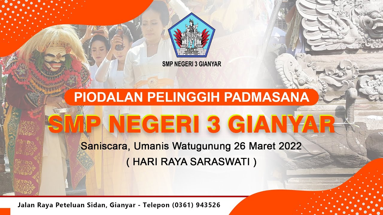 PIODALAN PADMASANA SMP N 3 GIANYAR