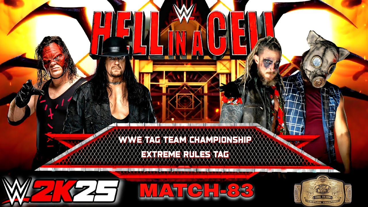 Undertaker, Kane vs Wyatt sicks | Brothers of destruction | TAG CHAMPIONSHIP | WWE 2K25 GAMEPLAY #83