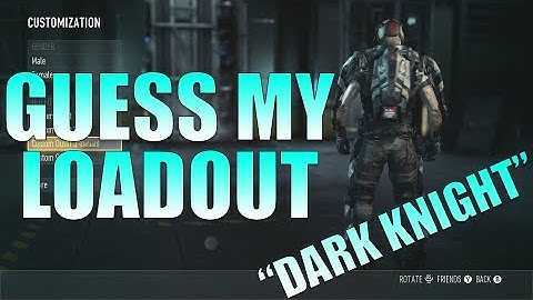 COD AW: GUESS MY CHARACTER LOADOUT #6 - "DARK KNIGHT"