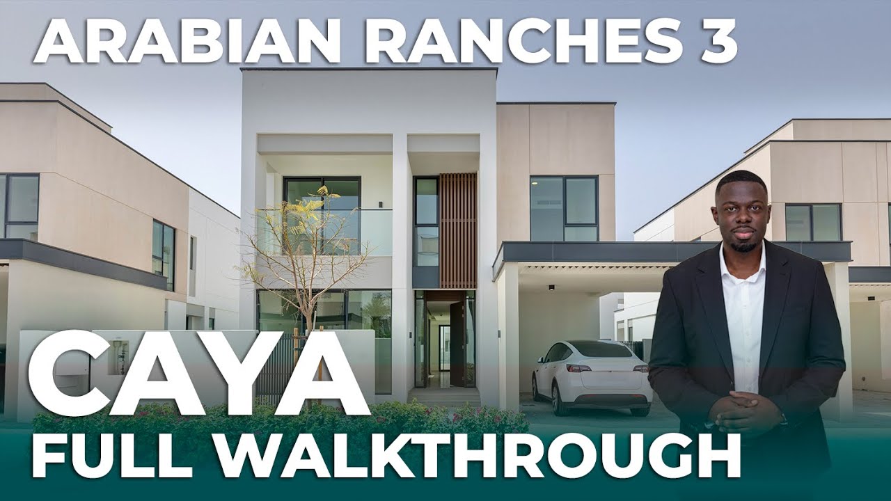 Caya 4 Bedroom Villa Full Walkthrough Tour- Arabian Ranches 3