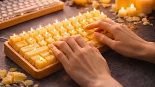 Which Wax Keyboard Feels Most Satisfying? 😍🔥 Soft Melt ASMR Typing screenshot 5