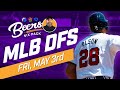 Navigating tonights huge slate  friday mlb dfs draftkings  fanduel picks  beers 6 pack