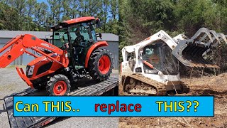 Compact tractor vs. skid steer-Can this Kioti NS6010 REPLACE the T650!? MAJOR equipment update!