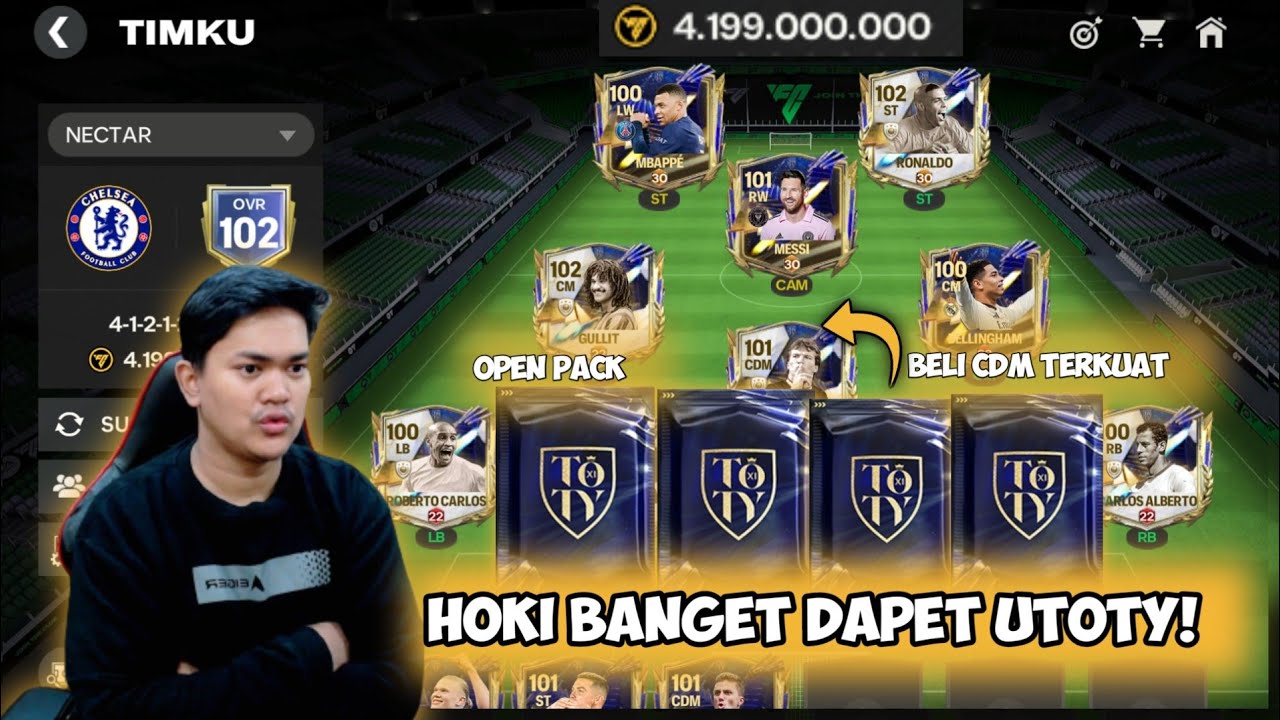 GACHA TERAKHIR DI EVENT TOTY! DAPET CARD UTOTY! AUTO BELI MATTHAUS! - EA FC MOBILE 24 INDONESIA
