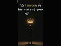 Let success be the voice of your efforts. 💯🔥 #motivation #dailyinspiration #positivevibes #quotes